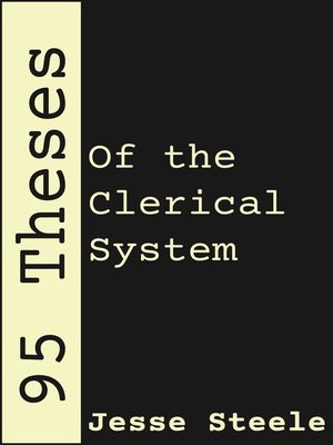 cover image of 95 Theses of the Clerical System